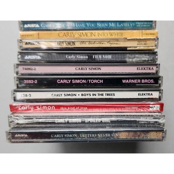 Carly Simon Letters Never Sent Spoiled Girl This Kind of Love Film Noir 10 CDs - Picture 1 of 16